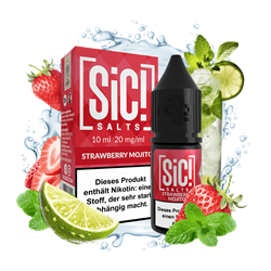 SIC Salts - Strawberry Mojito - 10 ml NikotinsalzLiquid