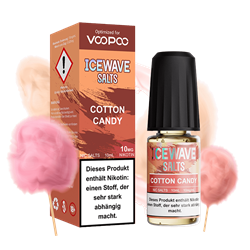Icewave by Voopoo - Cotton Candy - 10 ml Nikotinsalz Liquid