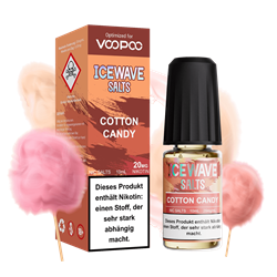 Icewave by Voopoo - Cotton Candy - 10 ml Nikotinsalz Liquid