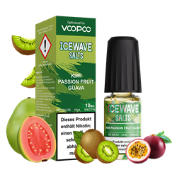 Icewave by Voopoo - Kiwi Passion Fruit Guava - 10ml Nikotinsalz Liquid