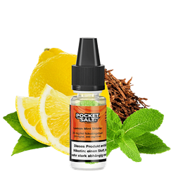 Drip Hacks Pocket Salt - Lemon Mint Shisha - 10 ml Nikotinsalz Liquid