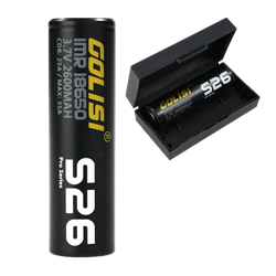 Golisi 18650 Akku S26 - 2600 mAh - 3,7 V - 25 A