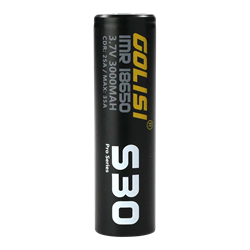 Golisi 18650 Akku S30 - 3000 mAh - 3,7 V - 25 A
