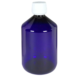 Riccardo PET Flasche / Leerflasche 500 ml - blau