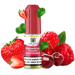Bar Juice 5000 - Strawberry Cherry Raspberry - 10ml Nikotinsalz Liquid