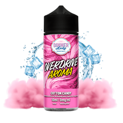 Dinner Lady Overdrive - Cotton Candy - 10 ml Longfill