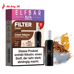 ELF Bar ELFA Filter - Cream Tobacco Tobacco Pod -2er Pack