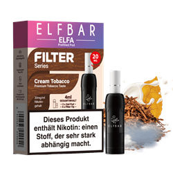 ELF Bar ELFA Filter - Cream Tobacco Tobacco Pod -2er Pack
