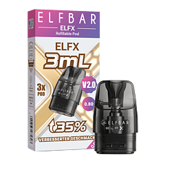 ELF Bar ELFX - V2.0 Cartridge - 3 ml - 3er Pack