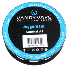 VandyVape Kanthal A1 Juggernaut - (28ga+37ga)*2+(24ga*37ga)
