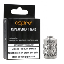 Aspire Nautilus Hollowed Design Stahltank