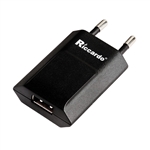 Riccardo® 500mA Netzstecker / EU-Adapter schwarz