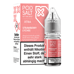 Pod Salt Xtra - Strawberry Lychee - 10 ml Nikotinsalz Liquid