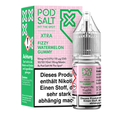 Pod Salt Xtra - Fizzy Watermelon Gummy - 10 ml Nikotinsalz Liquid