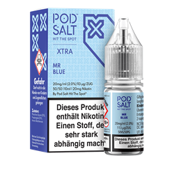Pod Salt Xtra - Mr Blue - 10 ml Nikotinsalz Liquid