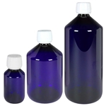 Riccardo PET Flasche / Leerflasche 100/500/1000ml - blau