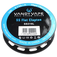 VandyVape SS316L Flat Clapton Draht - 26ga*18ga+32ga