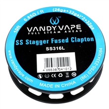 VandyVape SS316L Stagger Fused Clapton - (26ga+32ga)*2+32ga