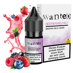 Wanted - Beerenvielfalt - 10 ml Nikotinsalz Liquid