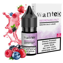 Wanted - Beerenvielfalt - 10 ml Nikotinsalz Liquid