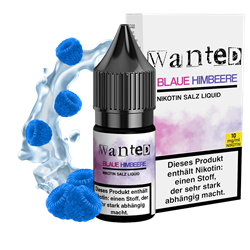 Wanted - Blaue Himbeere - 10 ml Nikotinsalz Liquid