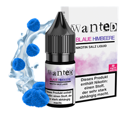 Wanted - Blaue Himbeere - 10 ml Nikotinsalz Liquid