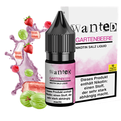 Wanted - Gartenbeere - 10 ml Nikotinsalz Liquid