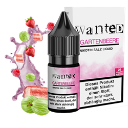 Wanted - Gartenbeere - 10 ml Nikotinsalz Liquid