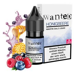 Wanted - Honigbeere - 10 ml Nikotinsalz Liquid