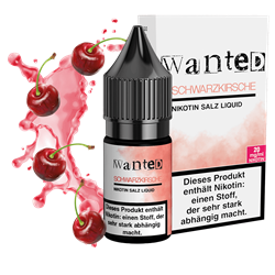 Wanted - Schwarzkirsche - 10 ml Nikotinsalz Liquid