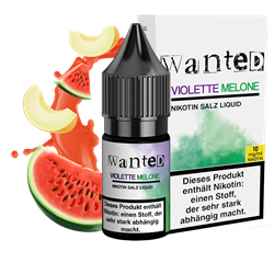 Wanted - Violette Melone - 10 ml Nikotinsalz Liquid