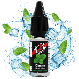 Riccardo E-Liquid Pfefferminz STRONG - 10 ml