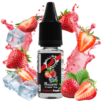 Riccardo E-Liquid Erdbeer Fresh - 10 ml