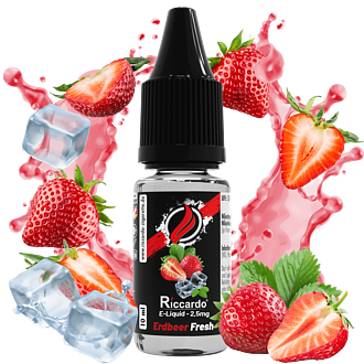 Riccardo E-Liquid Erdbeer Fresh - 10 ml