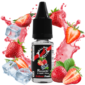 Riccardo E-Liquid Erdbeer Fresh - 10 ml