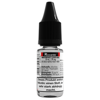 Riccardo® Cloud Nikotin-Shot - 10 ml - Mischzubehör Ric Basen Cloud  Mischzubehör BASEN UNSICHTBAR Mischzubehör Basen