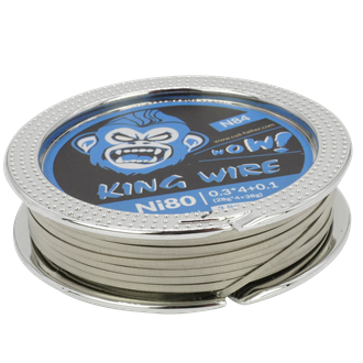 Coil Father - King WIre -Ni80 0,3*4+0,1= 28ga*4+38ga 3,9 Ohm/Meter