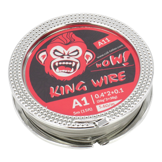 Coil Father - King Wire - KA1 0,4*2+0,1= 26ga*2+38ga 5,6 Ohm/Meter