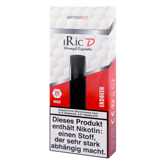 Riccardo iRic D Bar - Erdbeer - Einweg E-Zigarette