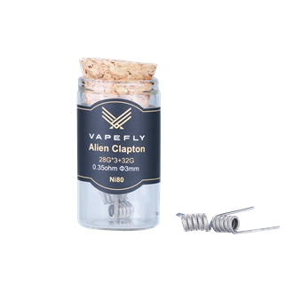 Vapefly Alien Clapton Ni80 - Prebuilt Coil - 0,35 Ohm - 6 Stk