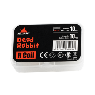 Hellvape Dead Rabbit R RTA - Meshed Coil + Watte Kit - 10er Pack