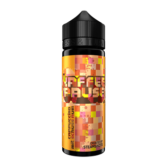 Kaffeepause by Steamshots - Cappuccino mit Schuss Rum - 20 ml Aroma