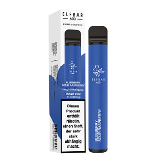 ELF Bar 600 Blueberry Sour Raspberry - Einweg E-Zigarette - 20 mg / ml