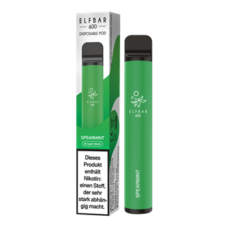 ELF Bar 600 Spearmint - Einweg E-Zigarette - 20 mg / ml