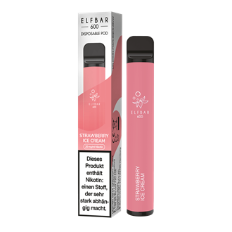 ELF Bar 600 CP Strawberry Ice Cream - Einweg E-Zigarette