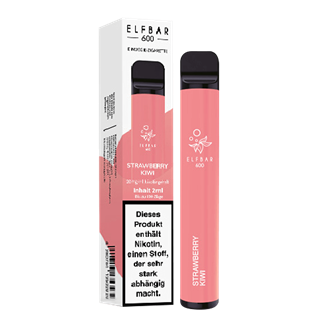 ELF Bar 600 Strawberry Kiwi - Einweg E-Zigarette - 20 mg / ml