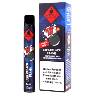 Bang Juice Bomb Bar - InfraBlack Fresh - Einweg E-Zigarette