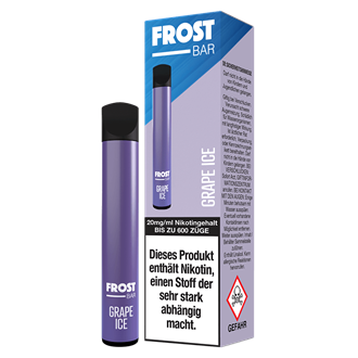 Dr. Frost Frost Bar - Grape Ice - Einweg E-Zigarette - 20 mg/ml