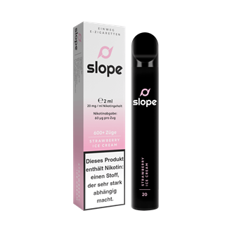 Slope Bar - Strawberry Ice Cream - Einweg E-Zigarette - 20 mg / ml