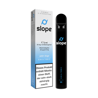 Slope Bar - Gin Tonic - Einweg E-Zigarette - 20 mg / ml